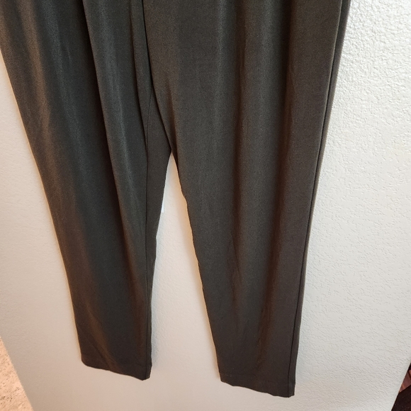 Express Ankle Mid Rise Green Paperbag Pants Small - Picture 5 of 9
